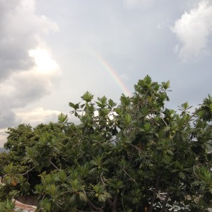 Beautiful rainbow in Haiti.